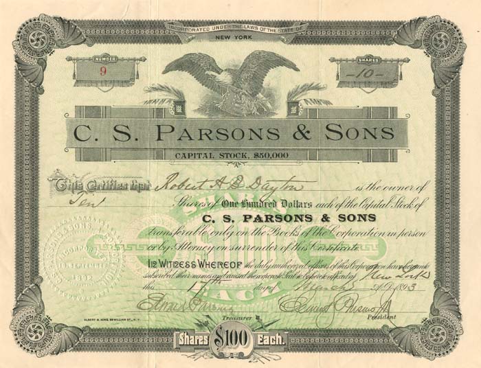 C. S. Parsons and Sons